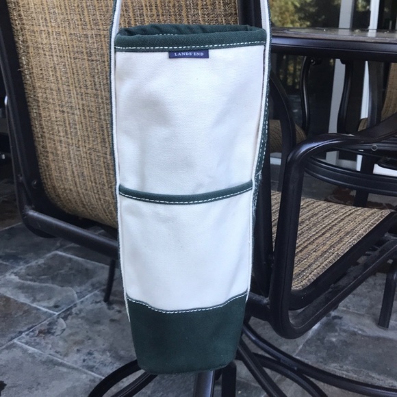 Lands' End Handbags - Lands’ End Wine Tote Lands' End Handbags - Lands’ End Wine Tote